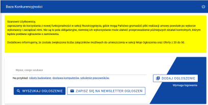 Przedłużenie terminu składania ofert w Bazie Konkurencyjności a zmiana ogłoszenia
