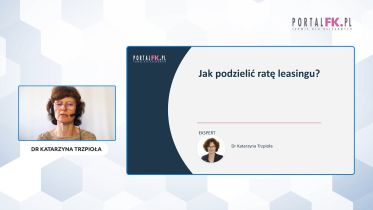 Jak podzielić ratę leasingu