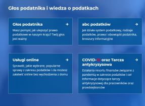 nowe funkcje portalu podatkowego