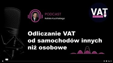 odliczanie vat od samochodów innych niz osobowe