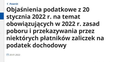 Objaśnienia podatkowe MF w sprawie nowych zasad poboru zaliczek na PIT 