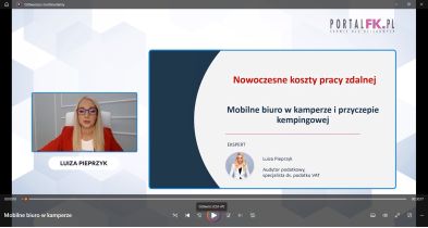 Mobilne biuro w kamperze