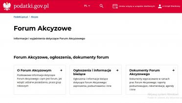 Forum akcyzowe