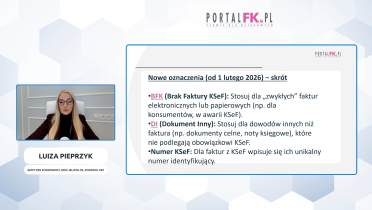 Nowe oznaczenia JPK_VAT i KSeF – co musi wiedzieć księgowy? Szkolenie