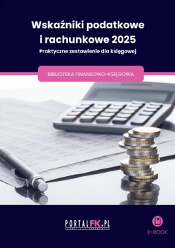 Wskaźniki podatkowe i rachunkowe 2025. Praktyczne zestawienie dla księgowej