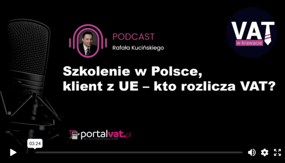 Szkolenie w Polsce, klient z UE – kto rozlicza VAT?