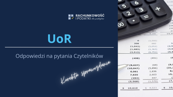korekta sprawozdania