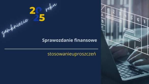 uproszczenia w sprawozdaniu