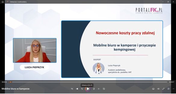 Mobilne biuro w kamperze