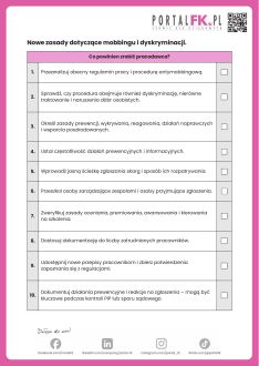 Mobbing i dyskryminacja od 5 listopada 2026 r. – 10 działań, które powinien wdrożyć pracodawca