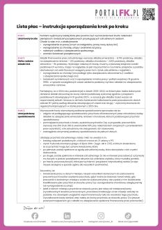 Lista płac – instrukcja