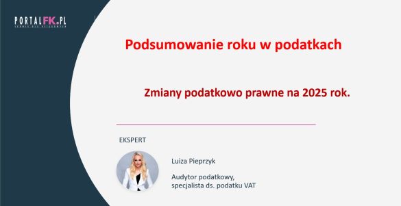 Podsumowanie roku w podatkach