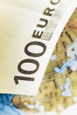 100 euro na mapie