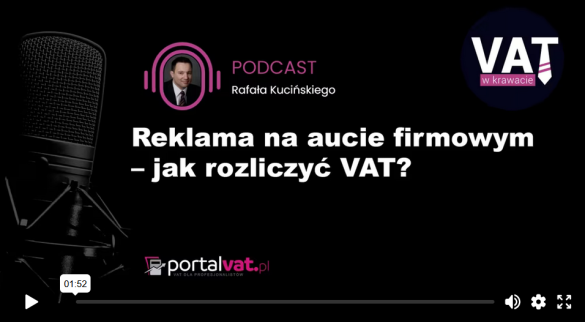 Reklama na samochodzie firmowym a VAT - rozliczenie