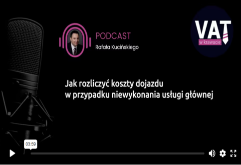 Jak rozliczyć koszty dojazdu w przypadku niewykonania usługi głównej
