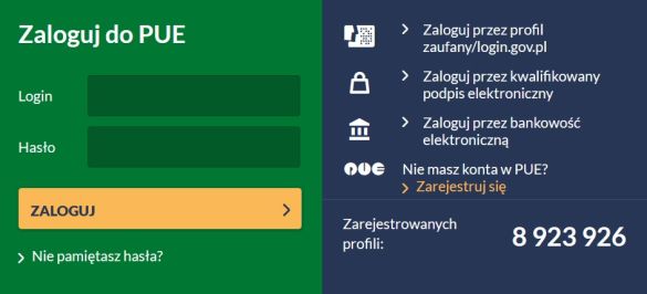 Zaluguj się do PUE ZUS
