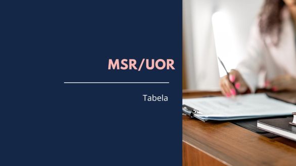 ARP 6. Tabela MSR