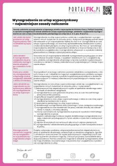 Wynagrodzenie za urlop wypoczynkowy – zasady naliczania