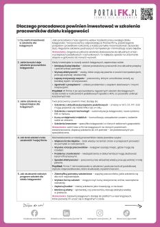 Dlaczego pracodawca powinien inwestować w szkolenia pracowników działu księgowości