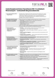 Cyberbezpieczeństwo i Dyrektywa NIS-2 w działach finansowych – wskazówki dla pracodawców
