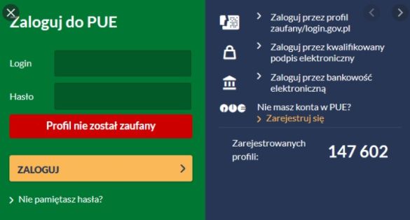 Zmiana na PUE ZUS