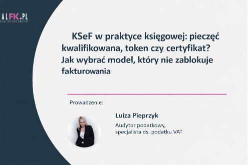 KSeF w praktyce księgowej: pieczęć kwalifikowana, token czy certyfikat? Jak wybrać model, który nie zablokuje fakturowania