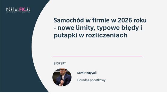 Samochód w firmie 2026