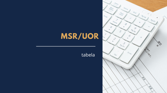 ARP 286 MSR tabela