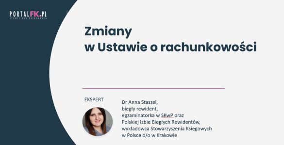 Zmiany w rachunkowości cz 2