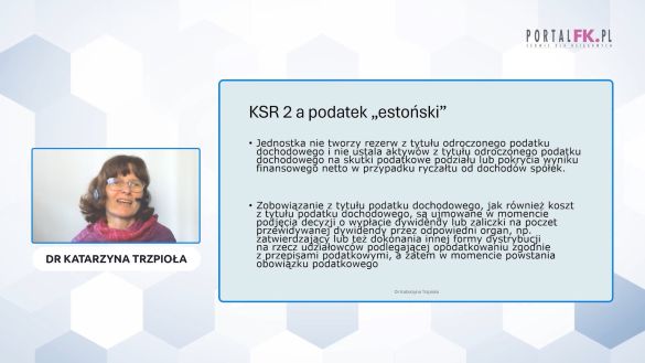CIT estoński a odroczony podatek dochodowy. Poznaj nowe zasady według KSR nr 2