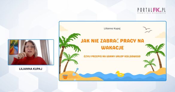 Księgowa na wakacjach - jak nie zabrać pracy