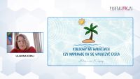 Księgowa na wakacjach