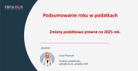 Podsumowanie roku w podatkach